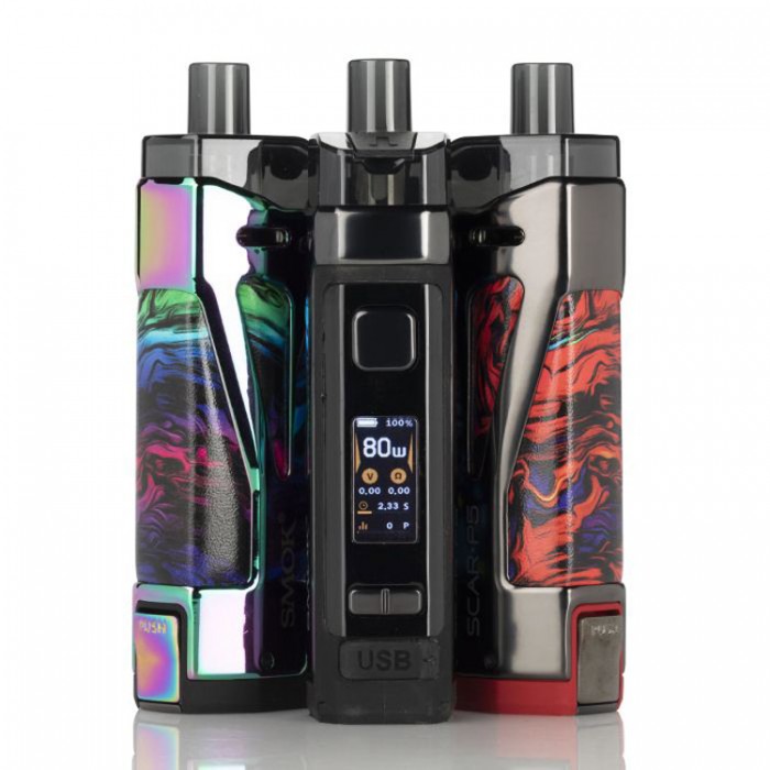 SMOK SCAR-P5 80W Pod Mod  en uygun fiyatlar ile eliptod.com da! SMOK SCAR-P5 80W Pod Mod özellikleri, fiyatı, incelemesi, yorumları ve taksit seçenekleri için hemen tıklayın!