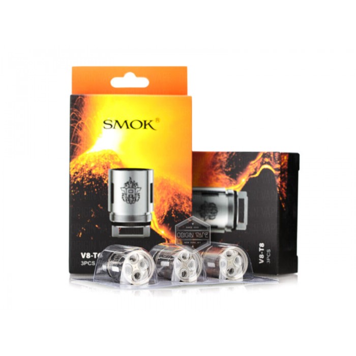 Smok TFV8 Coil V8-T6  en uygun fiyatlar ile eliptod.com da! Smok TFV8 Coil V8-T6 özellikleri, fiyatı, incelemesi, yorumları ve taksit seçenekleri için hemen tıklayın!