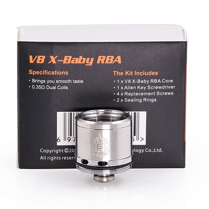 SMOK TFV8 X-Baby RBA Coil  en uygun fiyatlar ile eliptod.com da! SMOK TFV8 X-Baby RBA Coil özellikleri, fiyatı, incelemesi, yorumları ve taksit seçenekleri için hemen tıklayın!