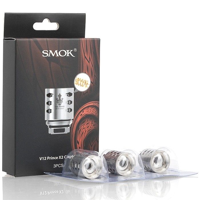 Smok V12 Prince X2 Clapton Coil  en uygun fiyatlar ile eliptod.com da! Smok V12 Prince X2 Clapton Coil özellikleri, fiyatı, incelemesi, yorumları ve taksit seçenekleri için hemen tıklayın!