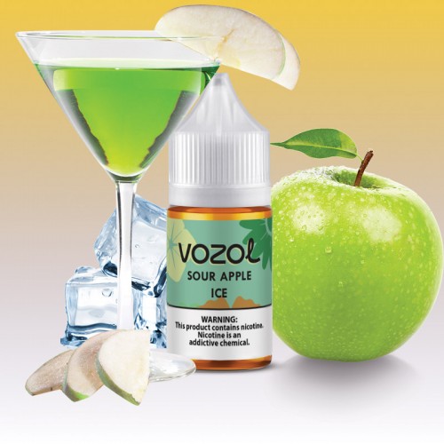 Vozol Bar Sour Apple İce 30 ML Salt Likit