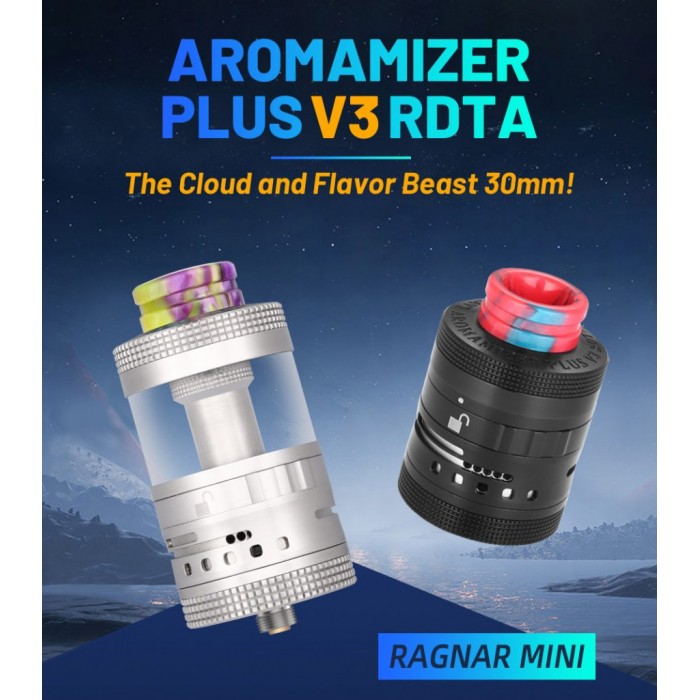 Steam Crave Aromamizer Plus V3 RDTA Atomizer  en uygun fiyatlar ile eliptod.com da! Steam Crave Aromamizer Plus V3 RDTA Atomizer özellikleri, fiyatı, incelemesi, yorumları ve taksit seçenekleri için hemen tıklayın!