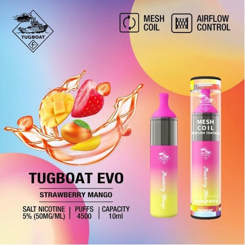 Tugboat Evo 4500 Strawberry Mango