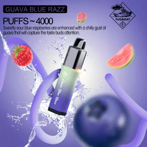 Tugboat Mega Flow 4000 Guava Blue Razz