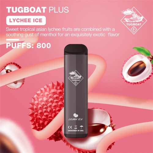 Tugboat Plus 800 Lychee Ice