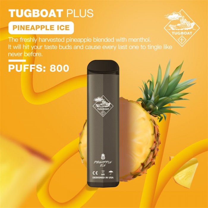 Tugboat Plus 800 Pineapple Ice  en uygun fiyatlar ile eliptod.com da! Tugboat Plus 800 Pineapple Ice özellikleri, fiyatı, incelemesi, yorumları ve taksit seçenekleri için hemen tıklayın!