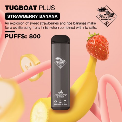 Tugboat Plus 800 Strawberry Banana