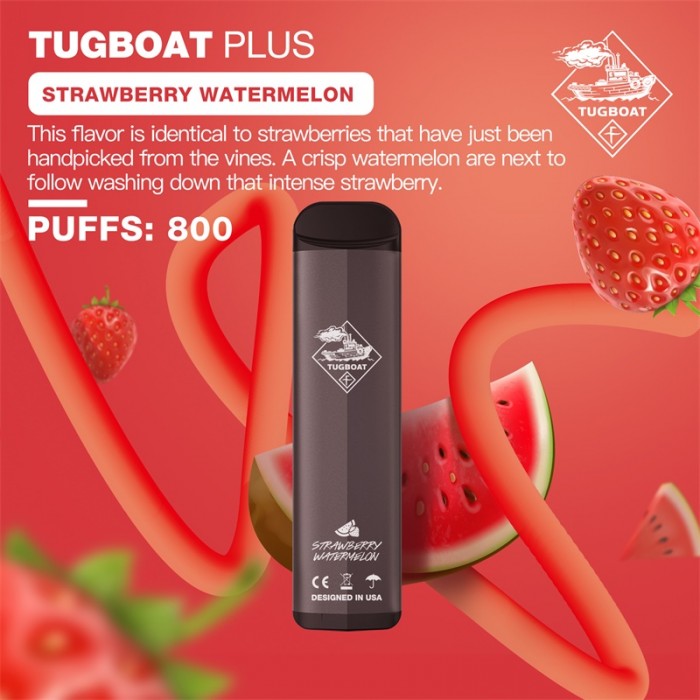 Tugboat Plus 800 Strawberry Watermelon  en uygun fiyatlar ile eliptod.com da! Tugboat Plus 800 Strawberry Watermelon özellikleri, fiyatı, incelemesi, yorumları ve taksit seçenekleri için hemen tıklayın!