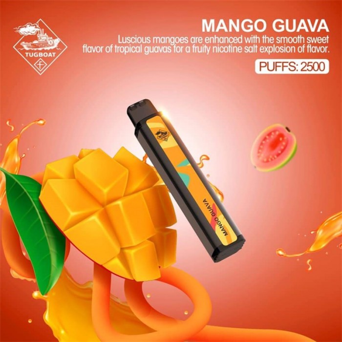 Tugboat XXL 2500 Mango Guava  en uygun fiyatlar ile eliptod.com da! Tugboat XXL 2500 Mango Guava özellikleri, fiyatı, incelemesi, yorumları ve taksit seçenekleri için hemen tıklayın!