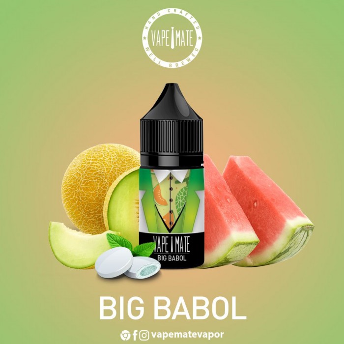 Vape Mate Big Babol 30 ML Salt Likit  en uygun fiyatlar ile eliptod.com da! Vape Mate Big Babol 30 ML Salt Likit özellikleri, fiyatı, incelemesi, yorumları ve taksit seçenekleri için hemen tıklayın!