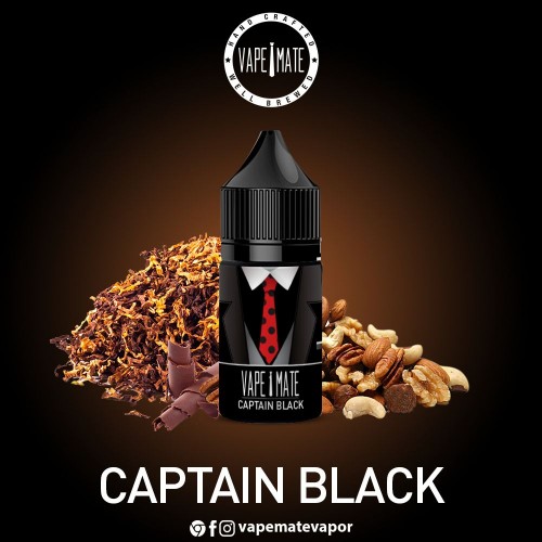 Vape Mate Captain Noir 30 ML Salt Likit