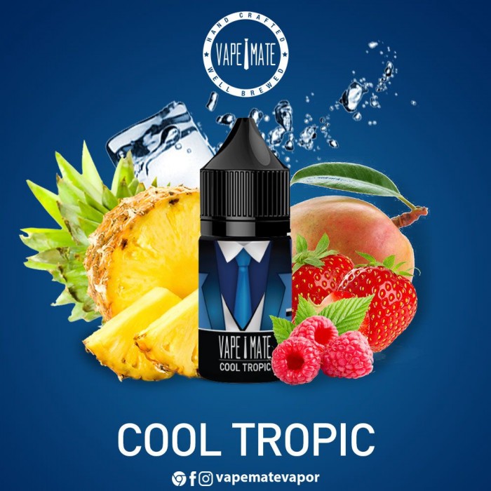 Vape Mate Cool Tropic 30 ML Likit  en uygun fiyatlar ile eliptod.com da! Vape Mate Cool Tropic 30 ML Likit özellikleri, fiyatı, incelemesi, yorumları ve taksit seçenekleri için hemen tıklayın!