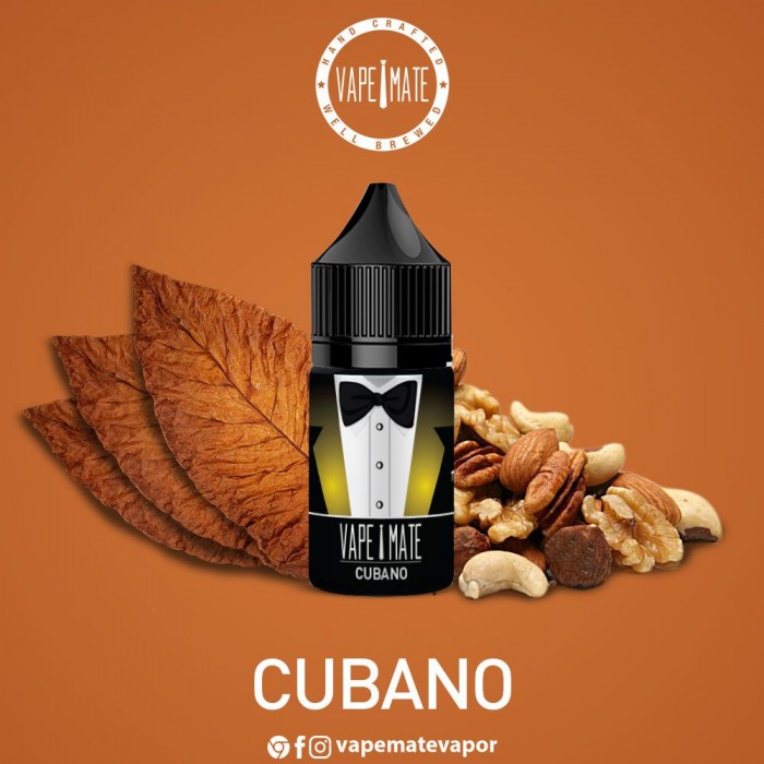 Vape Mate Cubano 30 ML Likit  en uygun fiyatlar ile eliptod.com da! Vape Mate Cubano 30 ML Likit özellikleri, fiyatı, incelemesi, yorumları ve taksit seçenekleri için hemen tıklayın!