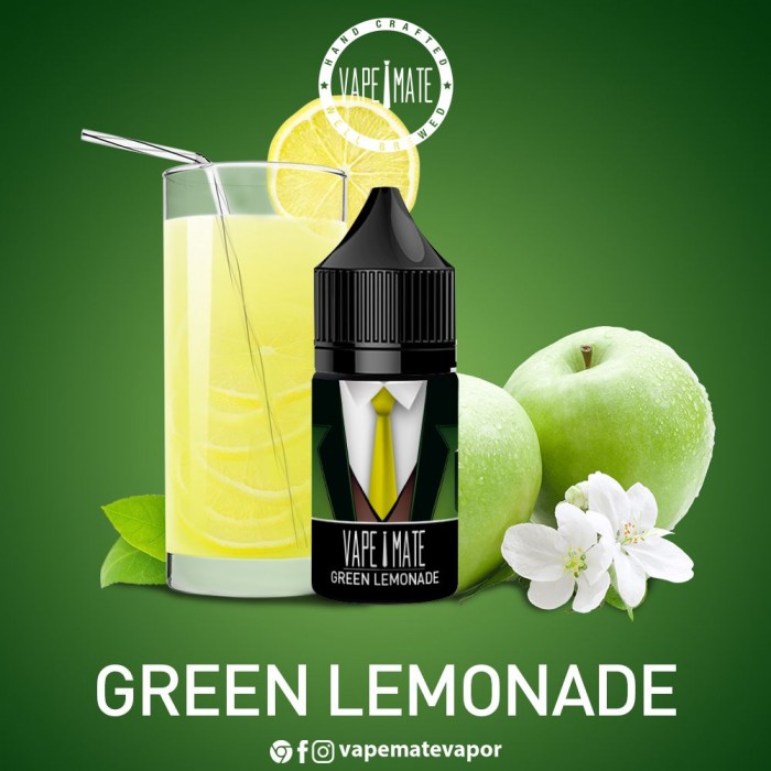 Vape Mate Green Lemonade 30 ML Salt Likit  en uygun fiyatlar ile eliptod.com da! Vape Mate Green Lemonade 30 ML Salt Likit özellikleri, fiyatı, incelemesi, yorumları ve taksit seçenekleri için hemen tıklayın!