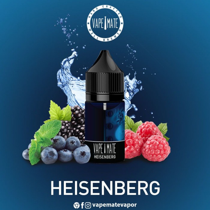 Vape Mate Heisenberg 30 ML Likit  en uygun fiyatlar ile eliptod.com da! Vape Mate Heisenberg 30 ML Likit özellikleri, fiyatı, incelemesi, yorumları ve taksit seçenekleri için hemen tıklayın!