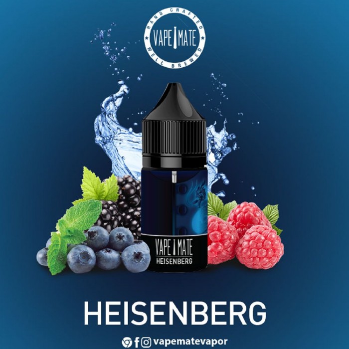 Vape Mate Heisenberg 30 ML Salt Likit  en uygun fiyatlar ile eliptod.com da! Vape Mate Heisenberg 30 ML Salt Likit özellikleri, fiyatı, incelemesi, yorumları ve taksit seçenekleri için hemen tıklayın!