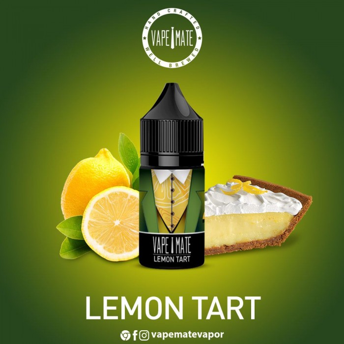 Vape Mate Lemon Tart 30 ML Likit  en uygun fiyatlar ile eliptod.com da! Vape Mate Lemon Tart 30 ML Likit özellikleri, fiyatı, incelemesi, yorumları ve taksit seçenekleri için hemen tıklayın!