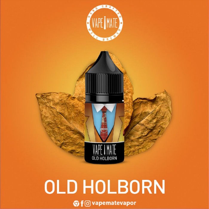 Vape Mate Old Holborn 30 ML Salt Likit  en uygun fiyatlar ile eliptod.com da! Vape Mate Old Holborn 30 ML Salt Likit özellikleri, fiyatı, incelemesi, yorumları ve taksit seçenekleri için hemen tıklayın!