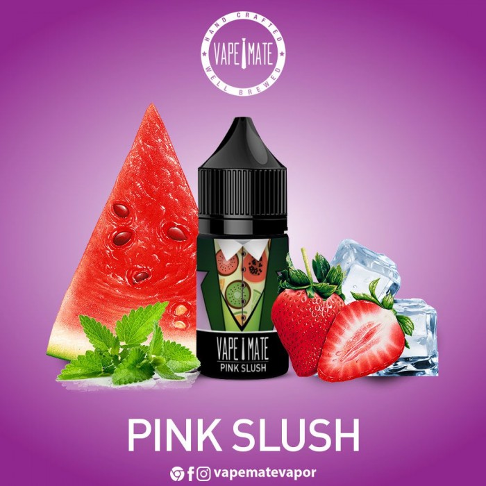 Vape Mate Pink Slush 30 ML Likit  en uygun fiyatlar ile eliptod.com da! Vape Mate Pink Slush 30 ML Likit özellikleri, fiyatı, incelemesi, yorumları ve taksit seçenekleri için hemen tıklayın!