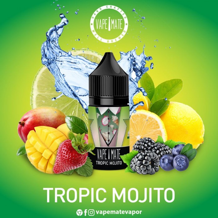 Vape Mate Tropic Mojito 30 ML Likit  en uygun fiyatlar ile eliptod.com da! Vape Mate Tropic Mojito 30 ML Likit özellikleri, fiyatı, incelemesi, yorumları ve taksit seçenekleri için hemen tıklayın!