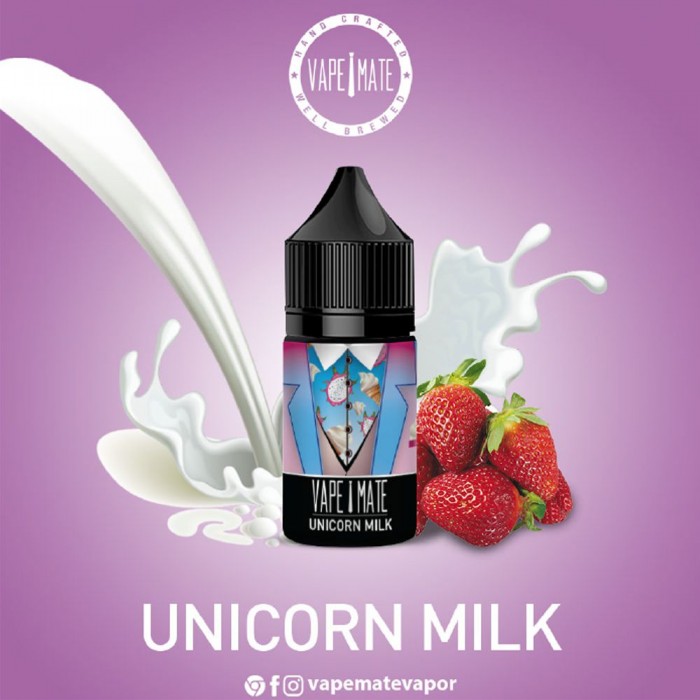 Vape Mate Unicorn Milk 30 ML Salt Likit  en uygun fiyatlar ile eliptod.com da! Vape Mate Unicorn Milk 30 ML Salt Likit özellikleri, fiyatı, incelemesi, yorumları ve taksit seçenekleri için hemen tıklayın!