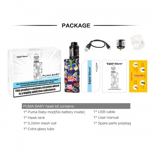 Vapor Storm Puma Baby 80 W Elektronik Sigara Kit