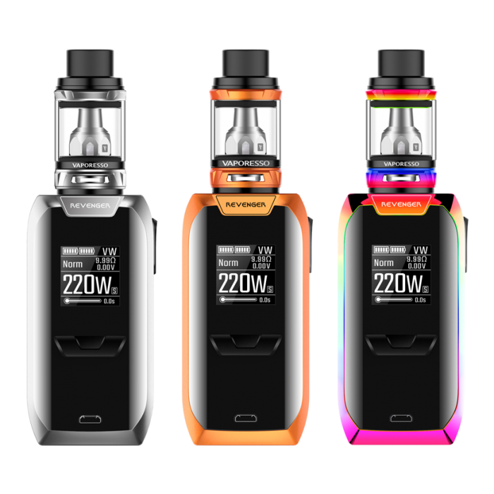 Vaporesso Revenger 220W TC Starter Kit  en uygun fiyatlar ile eliptod.com da! Vaporesso Revenger 220W TC Starter Kit özellikleri, fiyatı, incelemesi, yorumları ve taksit seçenekleri için hemen tıklayın!