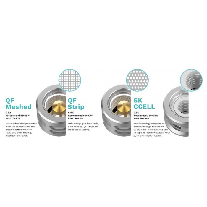 Vaporesso Skrr QF Strip Coil 0.15Ω  en uygun fiyatlar ile eliptod.com da! Vaporesso Skrr QF Strip Coil 0.15Ω özellikleri, fiyatı, incelemesi, yorumları ve taksit seçenekleri için hemen tıklayın!