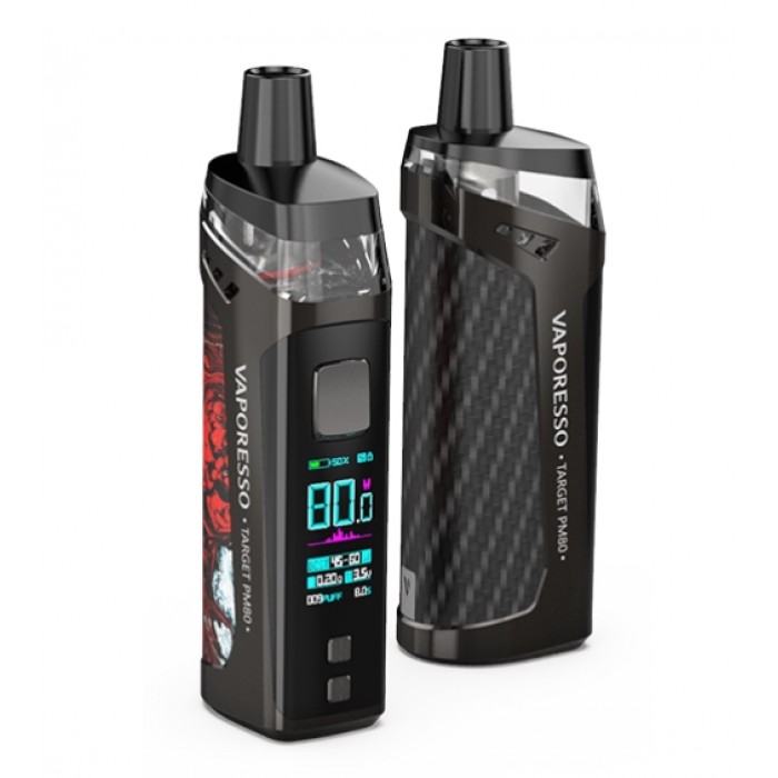 Vaporesso Target PM80 Pod Mod Kit 80W  en uygun fiyatlar ile eliptod.com da! Vaporesso Target PM80 Pod Mod Kit 80W özellikleri, fiyatı, incelemesi, yorumları ve taksit seçenekleri için hemen tıklayın!