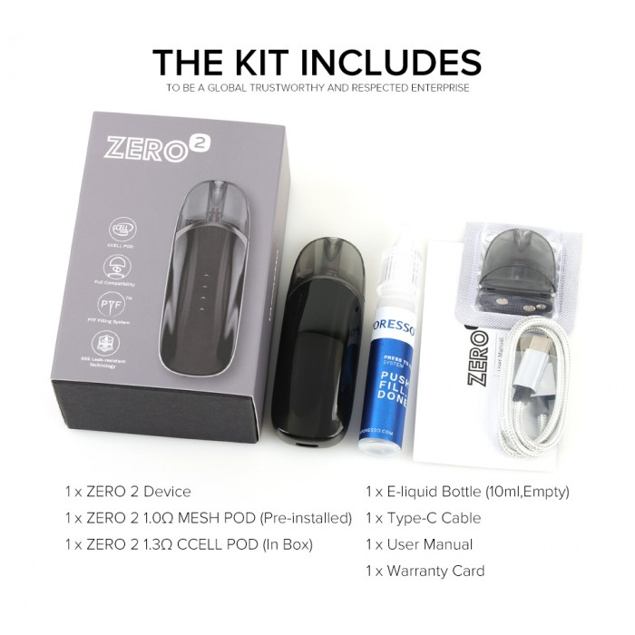 Vaporesso Zero 2  en uygun fiyatlar ile eliptod.com da! Vaporesso Zero 2 özellikleri, fiyatı, incelemesi, yorumları ve taksit seçenekleri için hemen tıklayın!