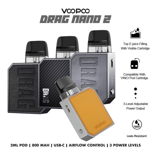 Voopoo Drag Nano 2 Pod 800mAh