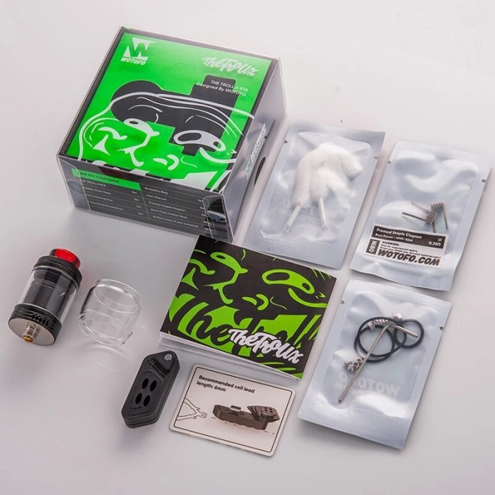 Wotofo The Troll X 24 Mm Rta Elektronik Sigara Atomizer  en uygun fiyatlar ile eliptod.com da! Wotofo The Troll X 24 Mm Rta Elektronik Sigara Atomizer özellikleri, fiyatı, incelemesi, yorumları ve taksit seçenekleri için hemen tıklayın!